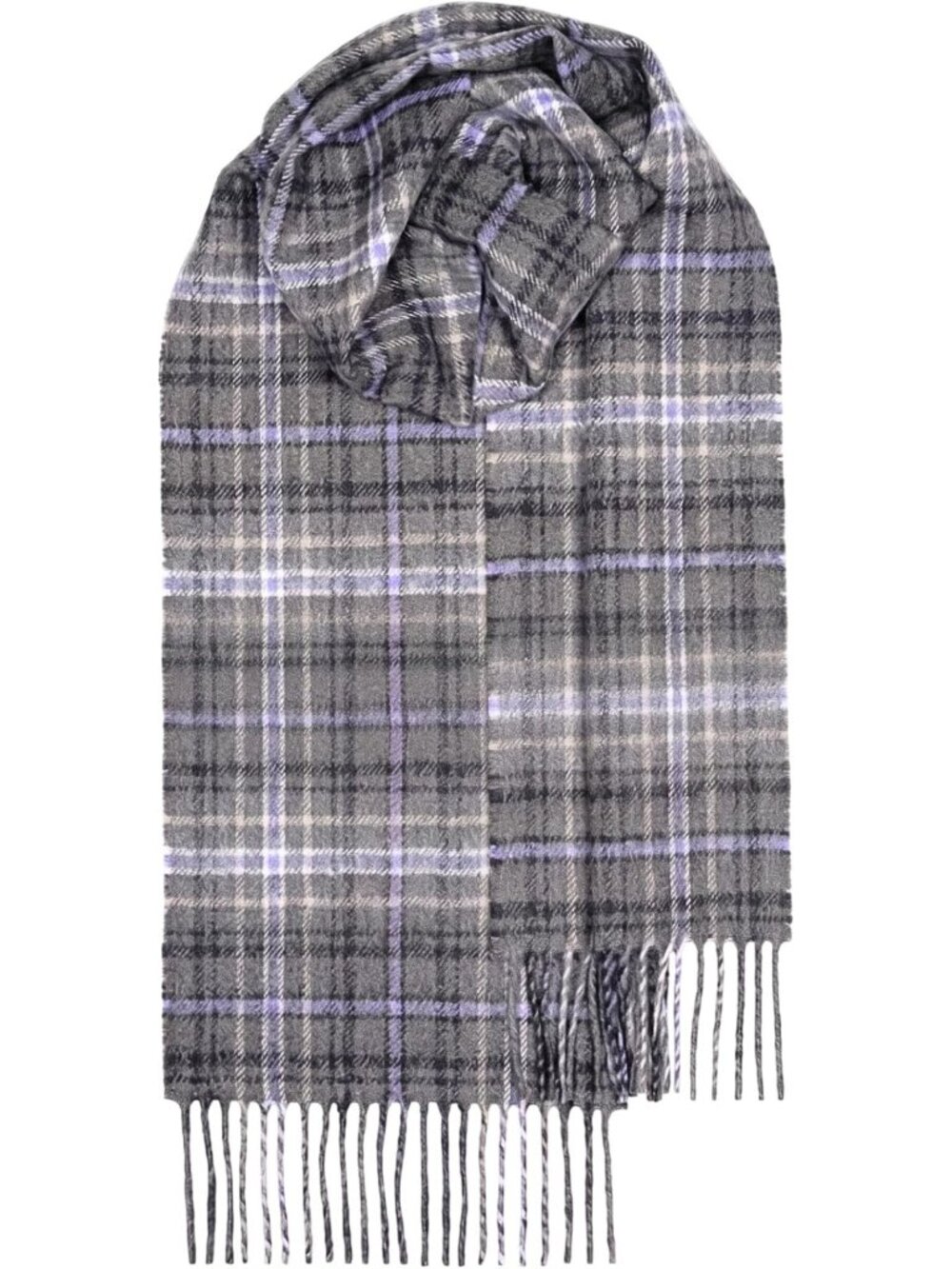 Cozy Brushed Wool Plaid Scarf | Soft, Warm & Stylish | Made in Scotland